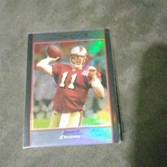 Alex Smith 2007 Topps Bowman chrome refractor - Picture 2 of 3